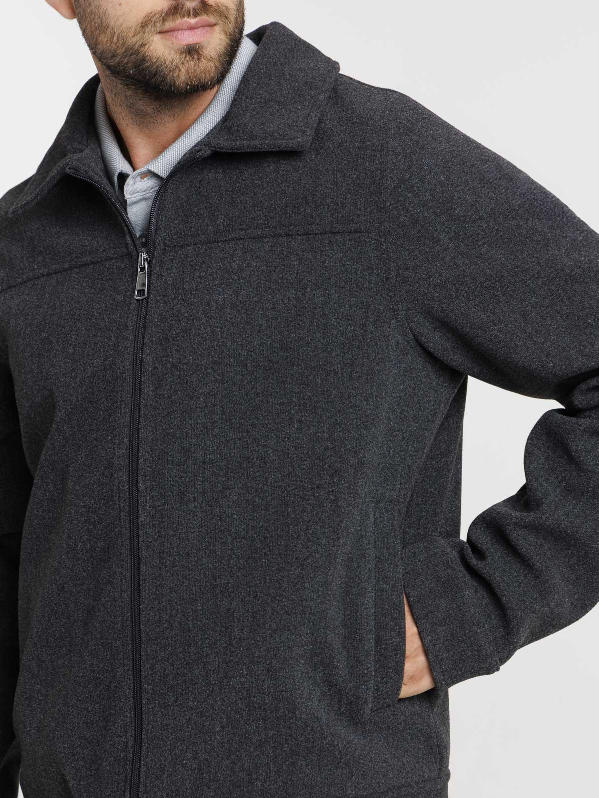 Blouson col classique homme