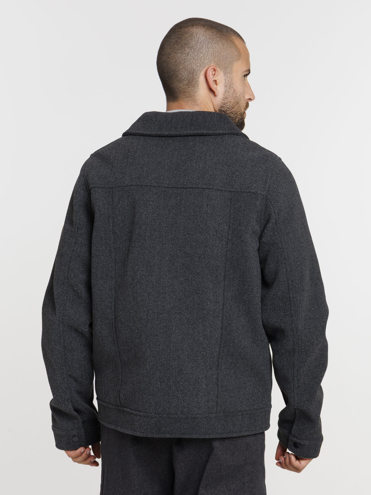 Blouson col classique homme