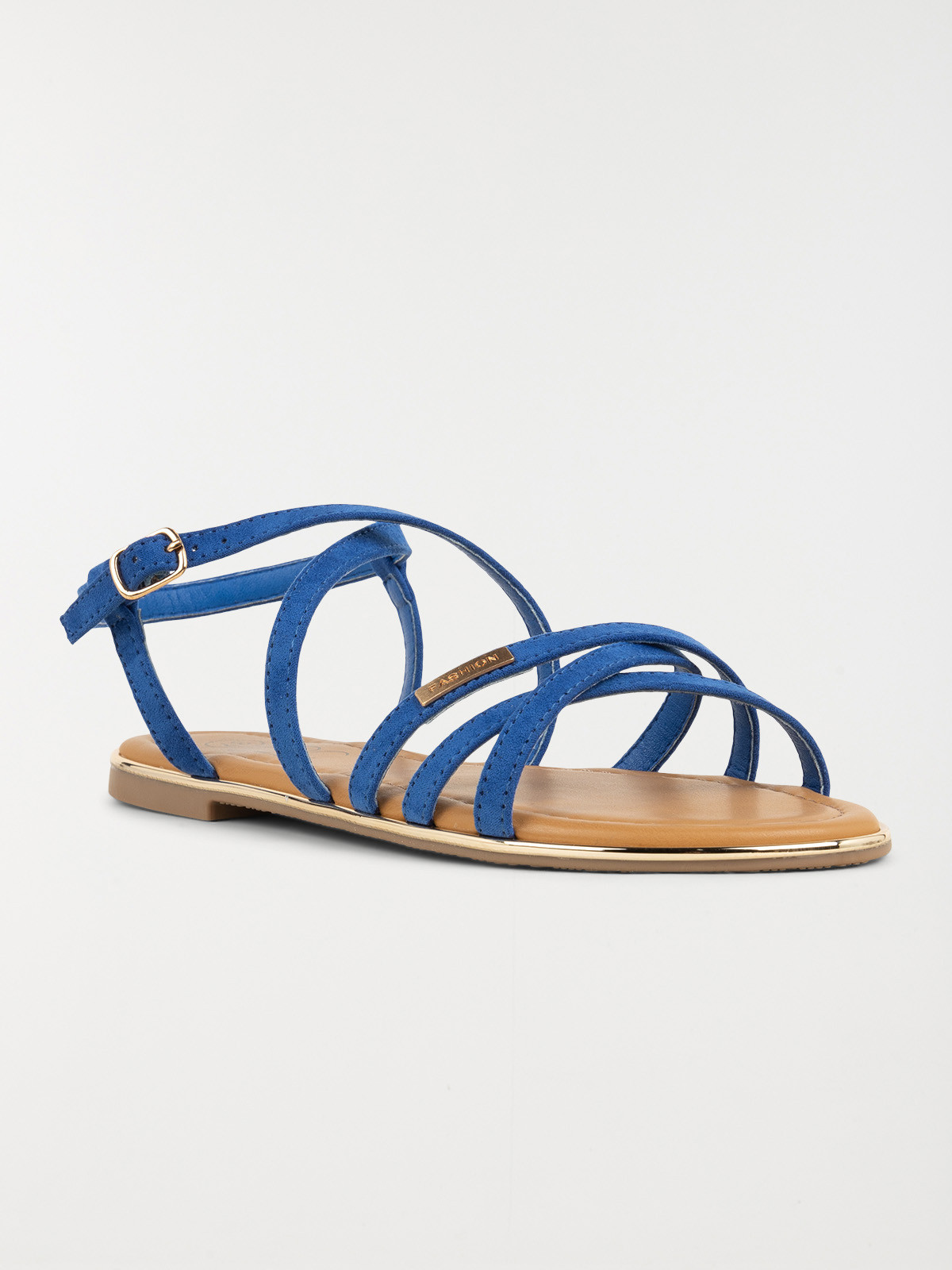 Sandales plates bleues femme (36-41) Sandales plates bleues femme (36-41)