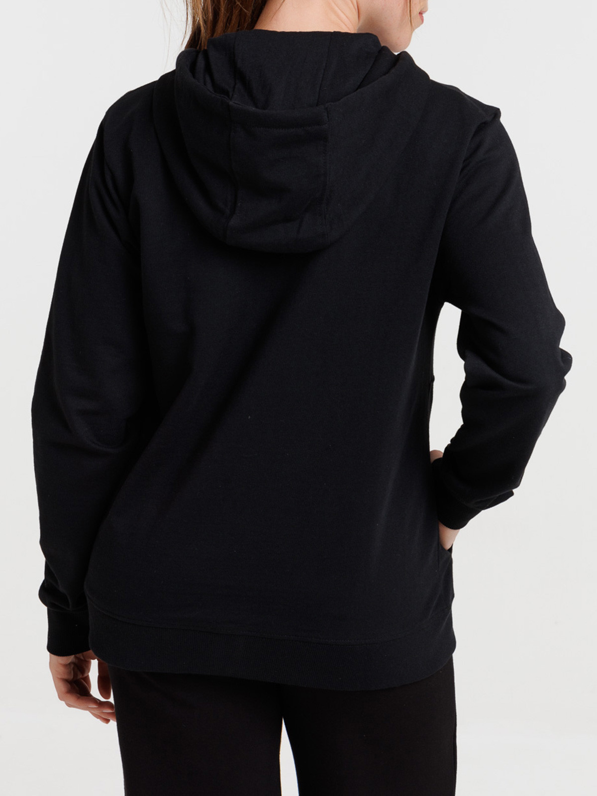 Sweat à capuche sport noir femme Sweat à capuche sport noir femme