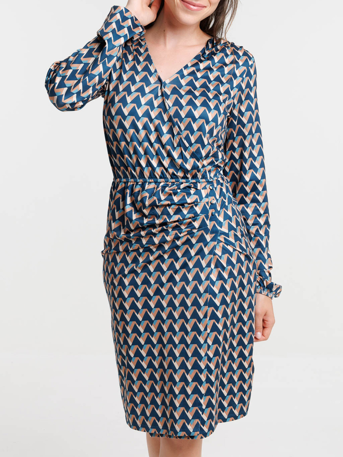 Robe imprimée graphique femme