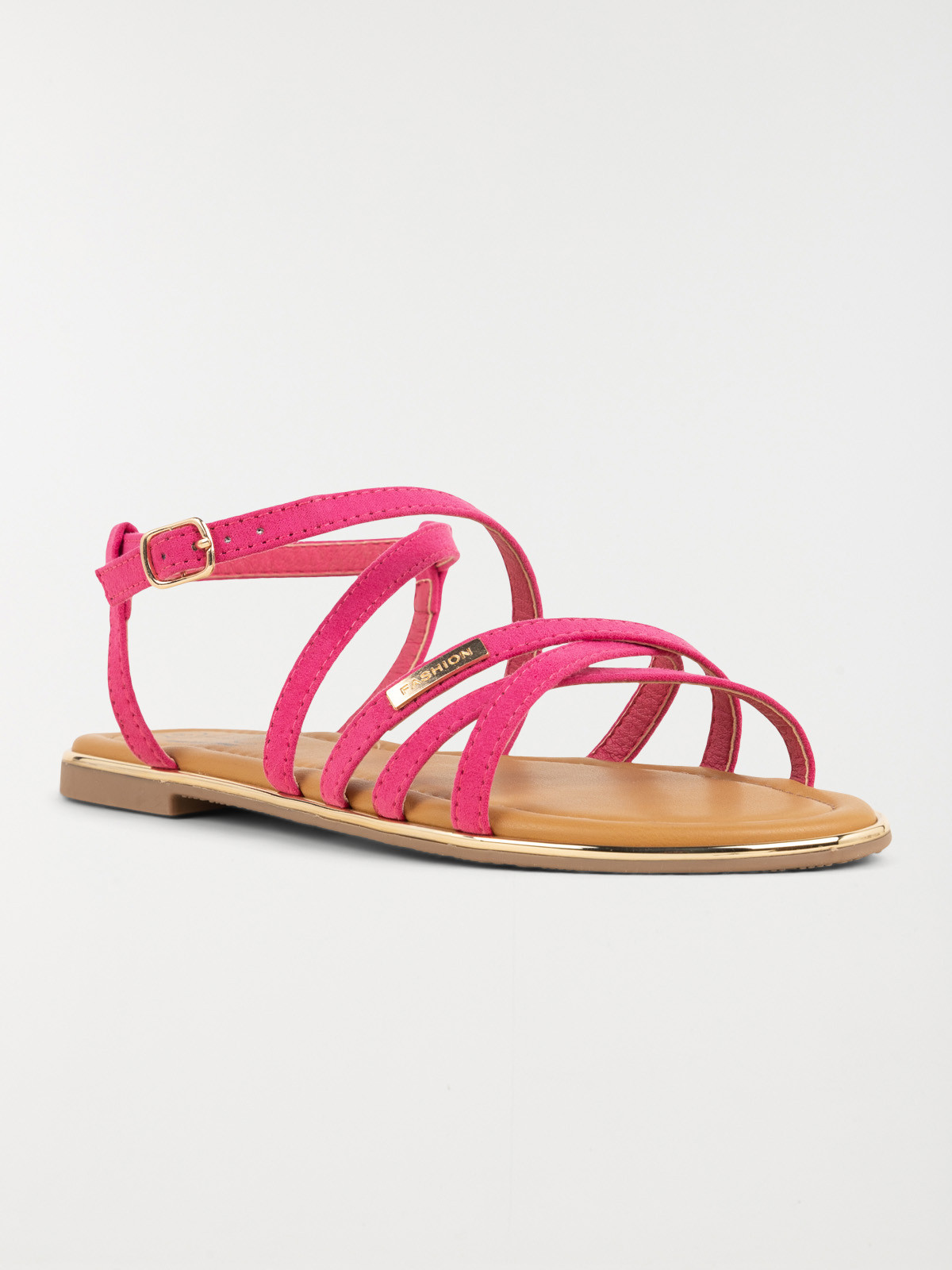 Sandales plates femme fushia (36-41) Sandales plates femme fushia (36-41)