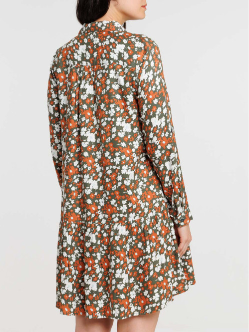 Robe chemise imprimée...