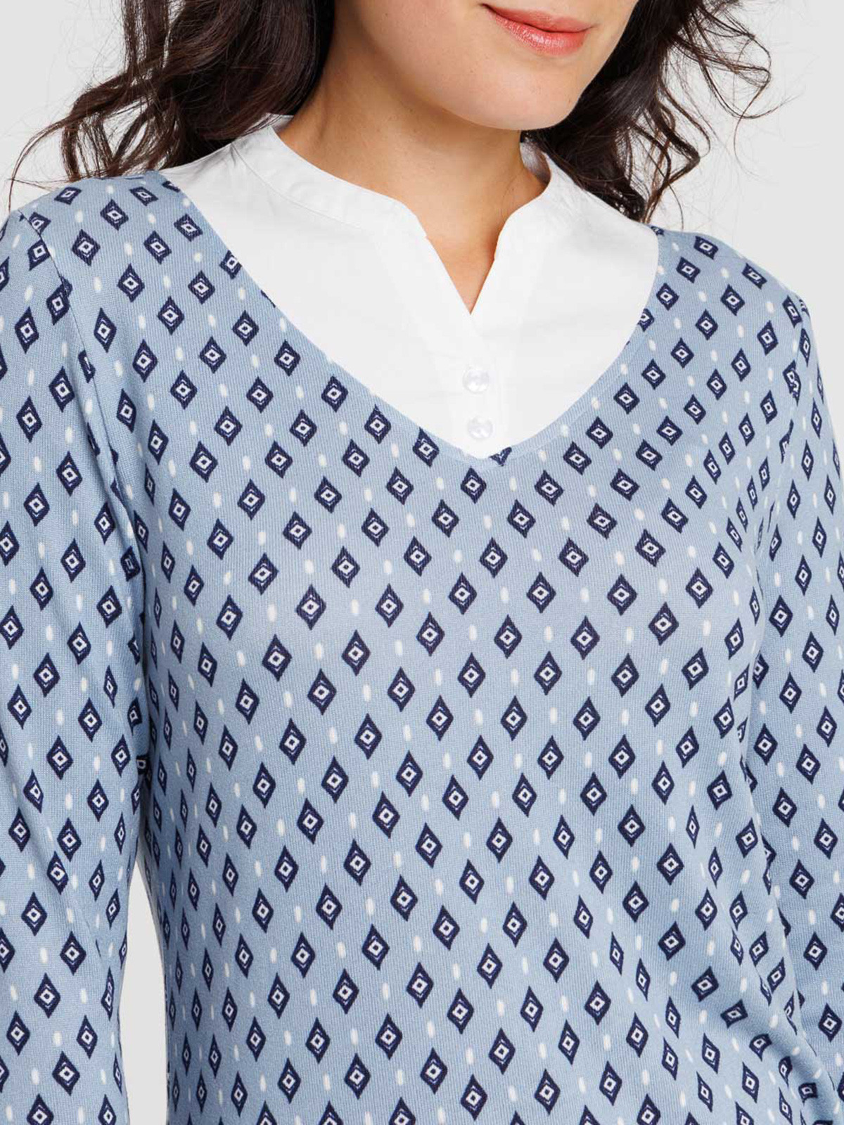 T-shirt 2 en 1 imprimé femme