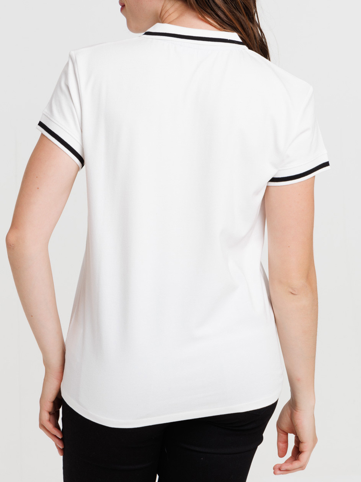 Polo coloris écru femme Polo coloris écru femme