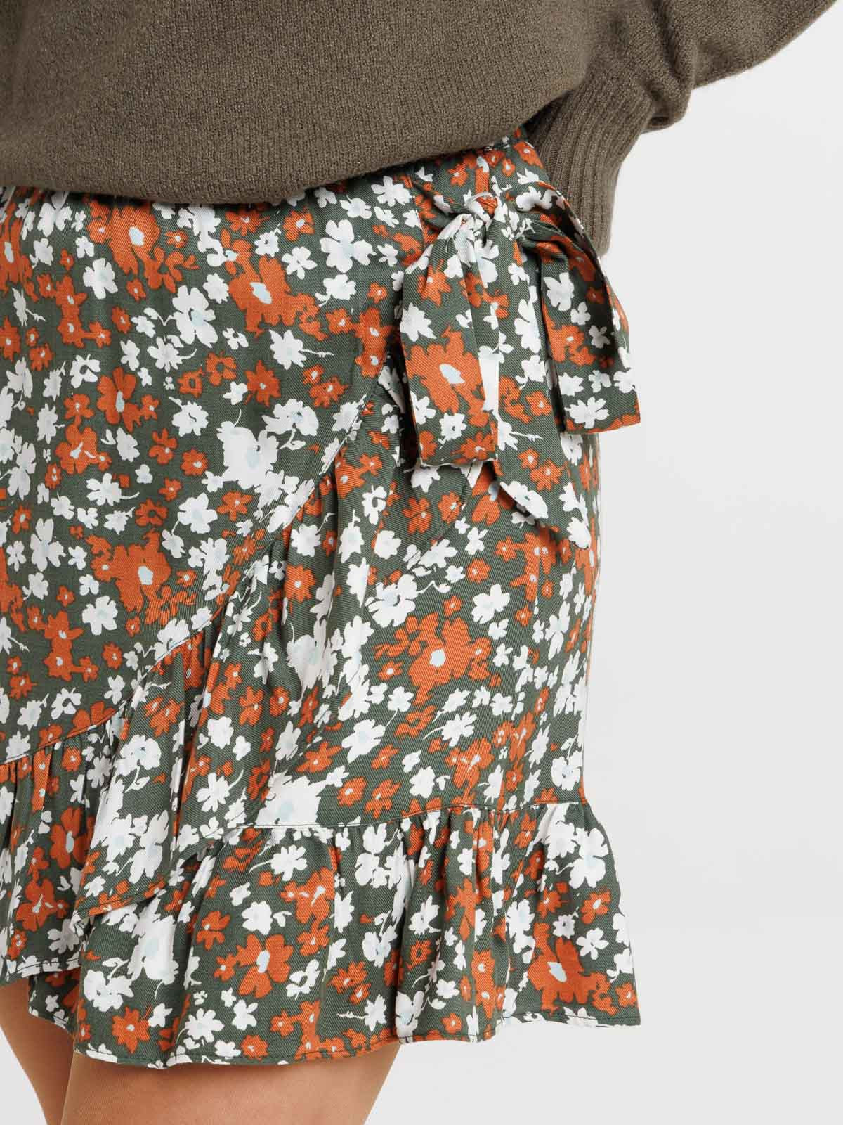 Jupe courte fleurie femme Jupe courte fleurie femme