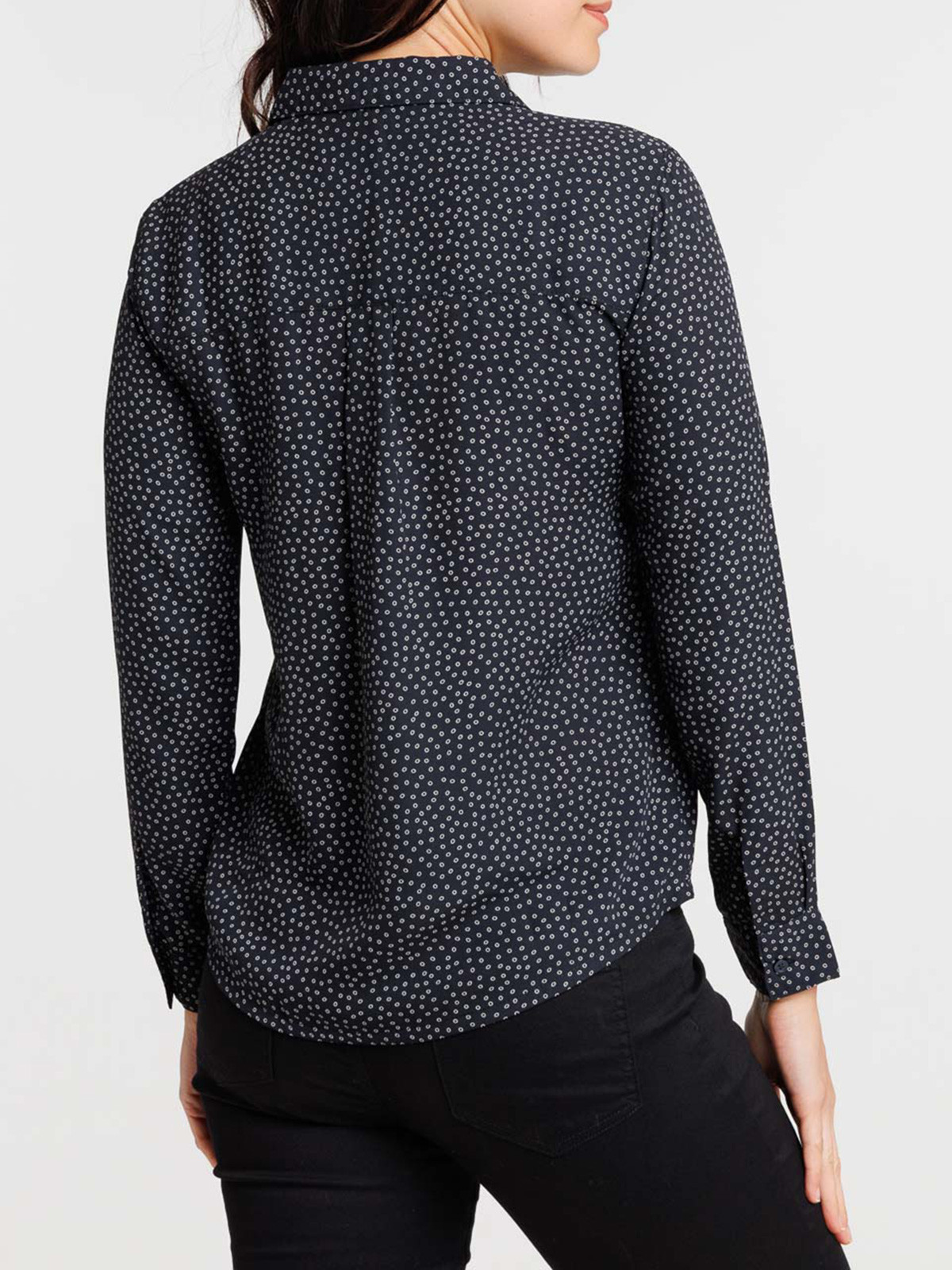 Chemise graphique marine navy femme Chemise graphique marine navy femme