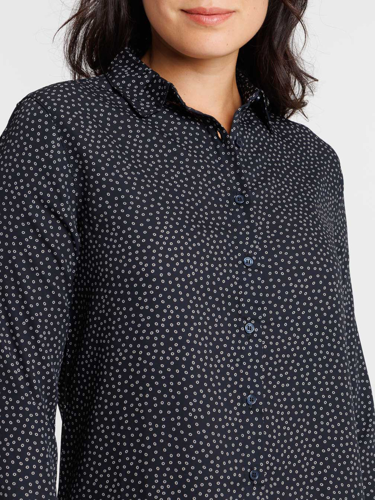 Chemise graphique marine navy femme Chemise graphique marine navy femme