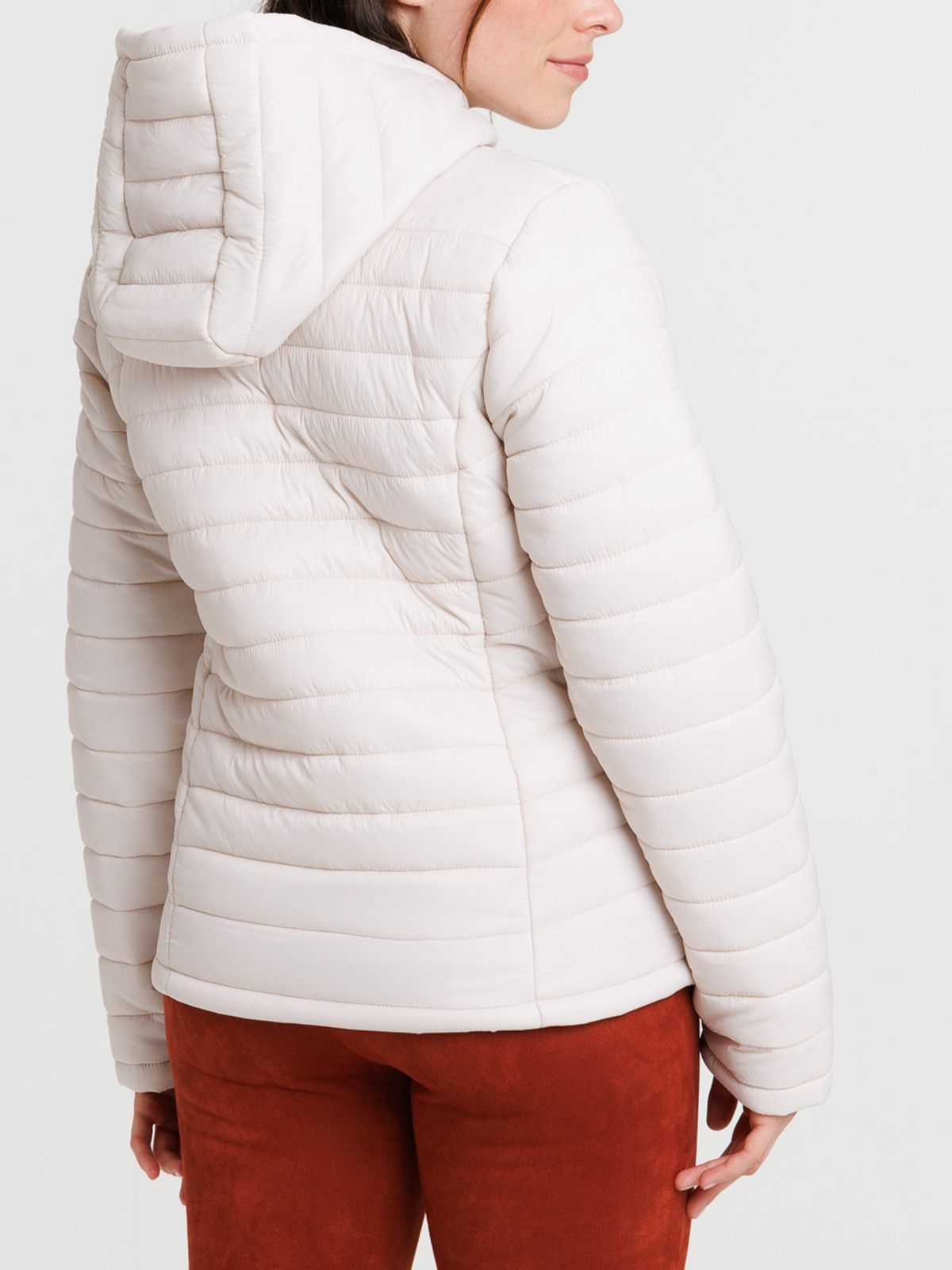 Doudoune légère crème grisée femme Doudoune légère crème grisée femme