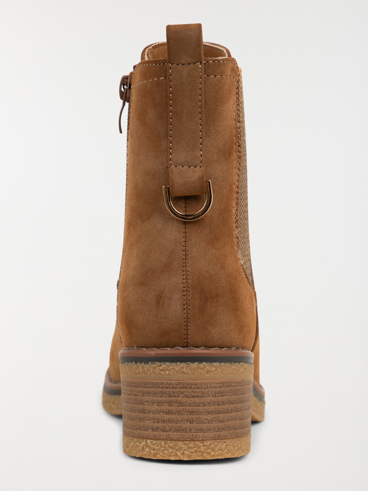 Bottine à talon marron femme (36-41) Bottine à talon marron femme (36-41)