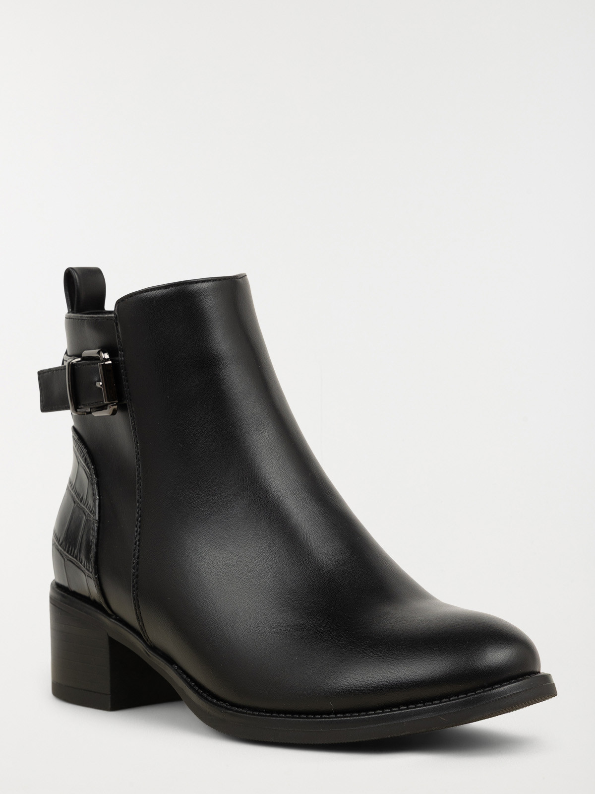 Bottines noires à talon femme (36-41) Bottines noires à talon femme (36-41)