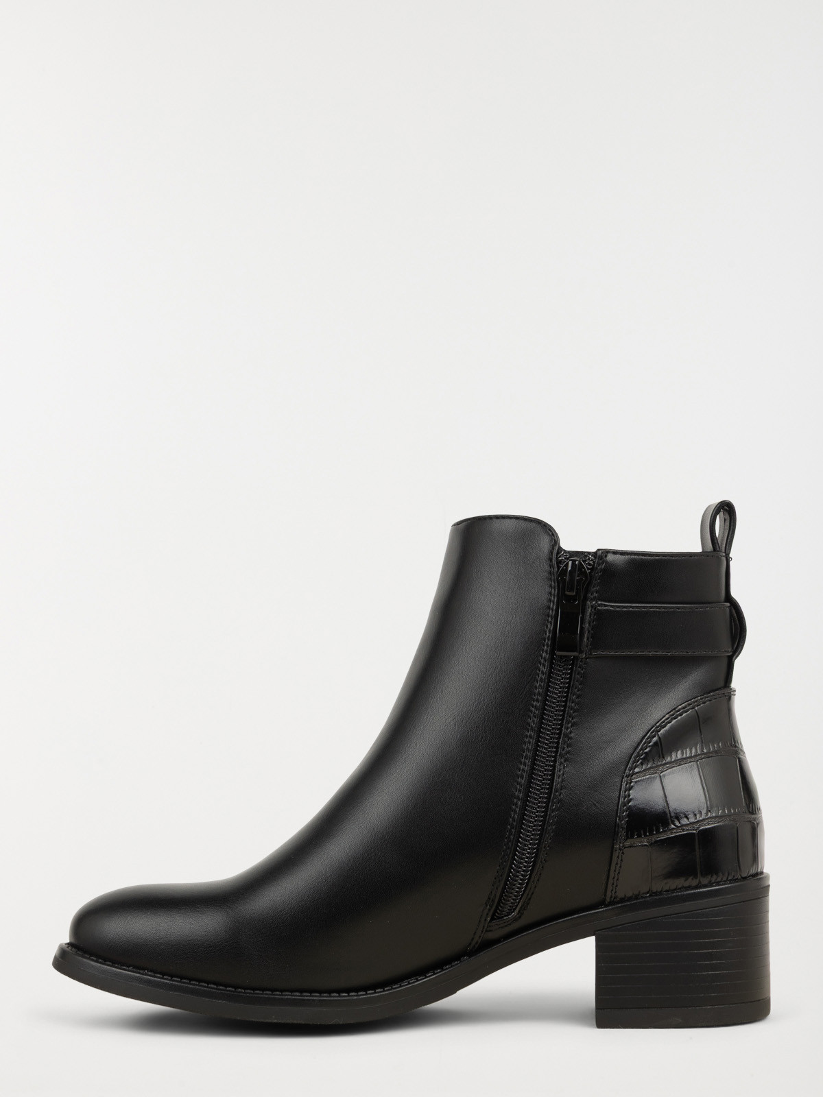 Bottines noires à talon femme (36-41) Bottines noires à talon femme (36-41)