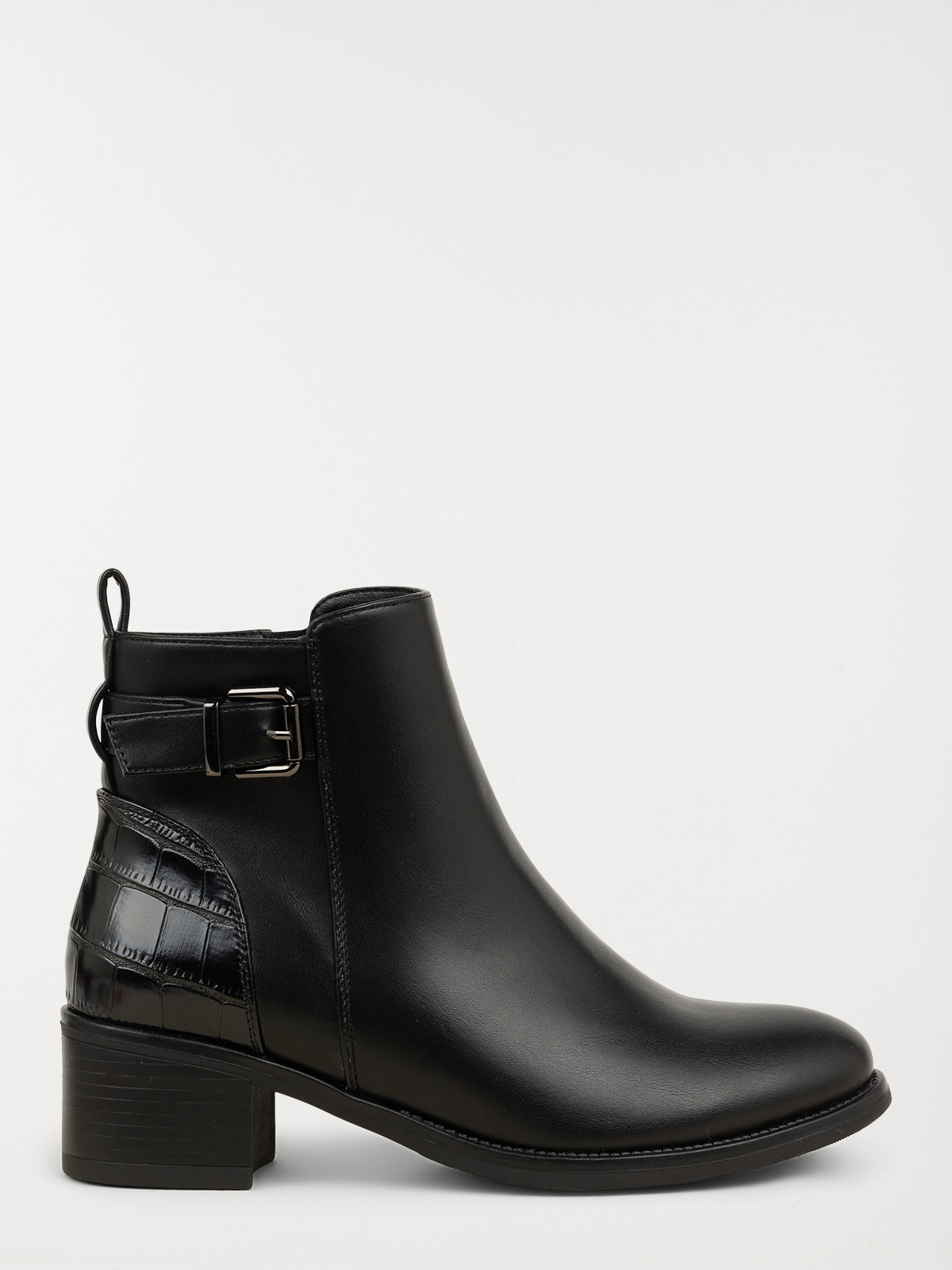 Bottines noires à talon femme (36-41) Bottines noires à talon femme (36-41)