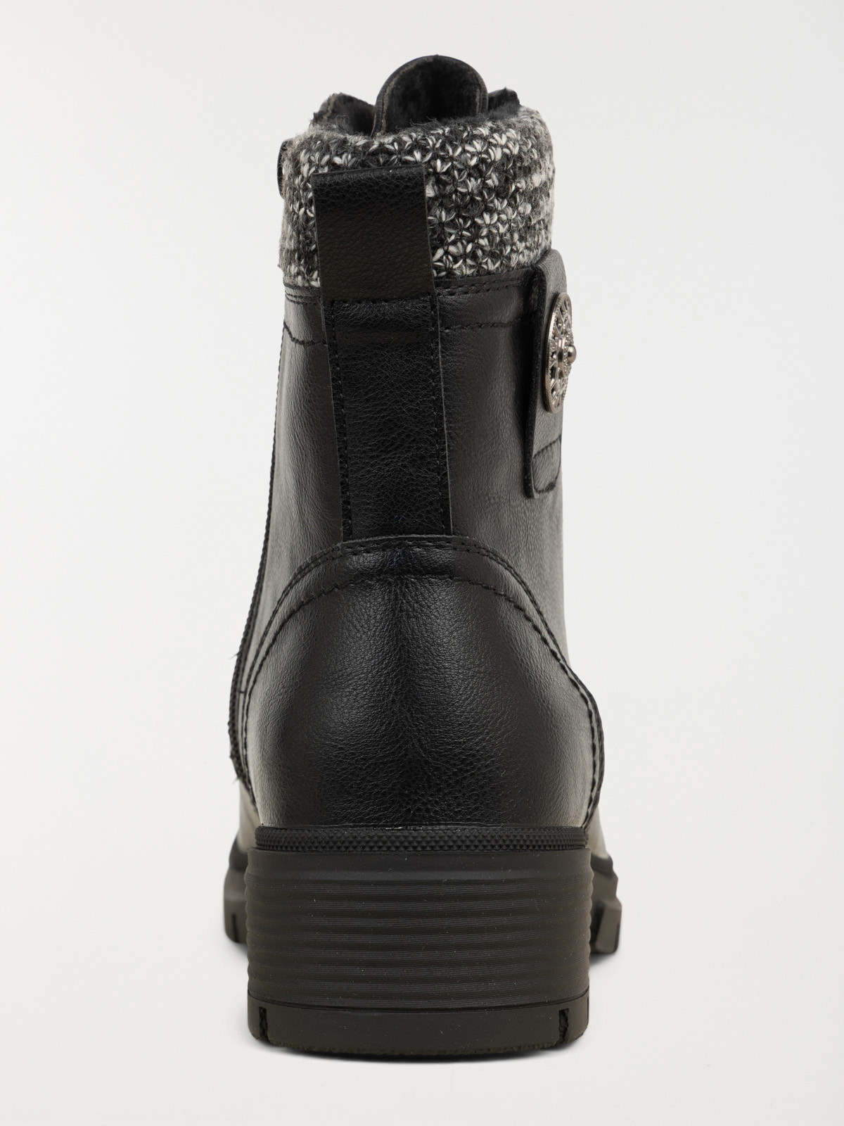 Bottines à lacet noires femme (36-41)