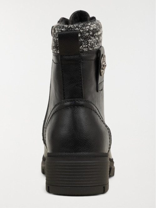 Bottines à lacet noires...