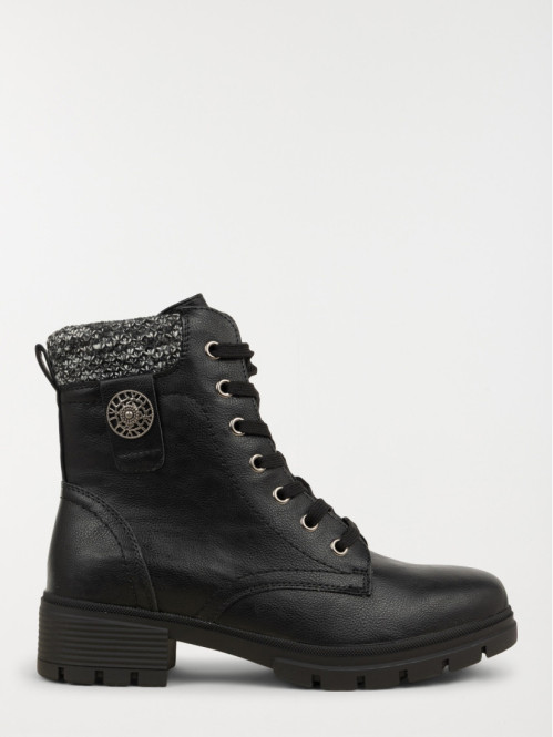 Bottines à lacet noires...