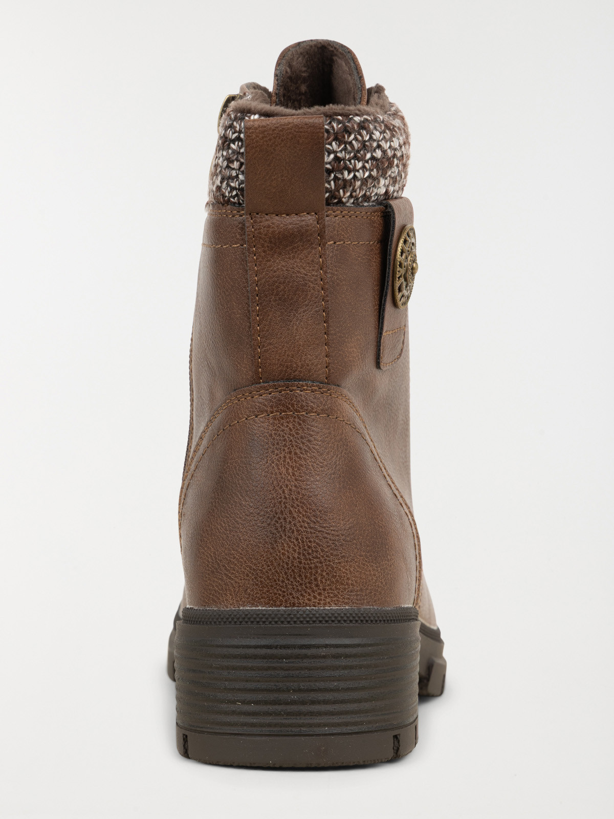 Bottines à lacet femme marron (36-41) Bottines à lacet femme marron (36-41)