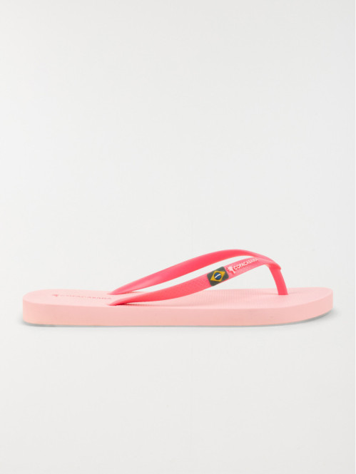 Tong coloris rose femme (36-41