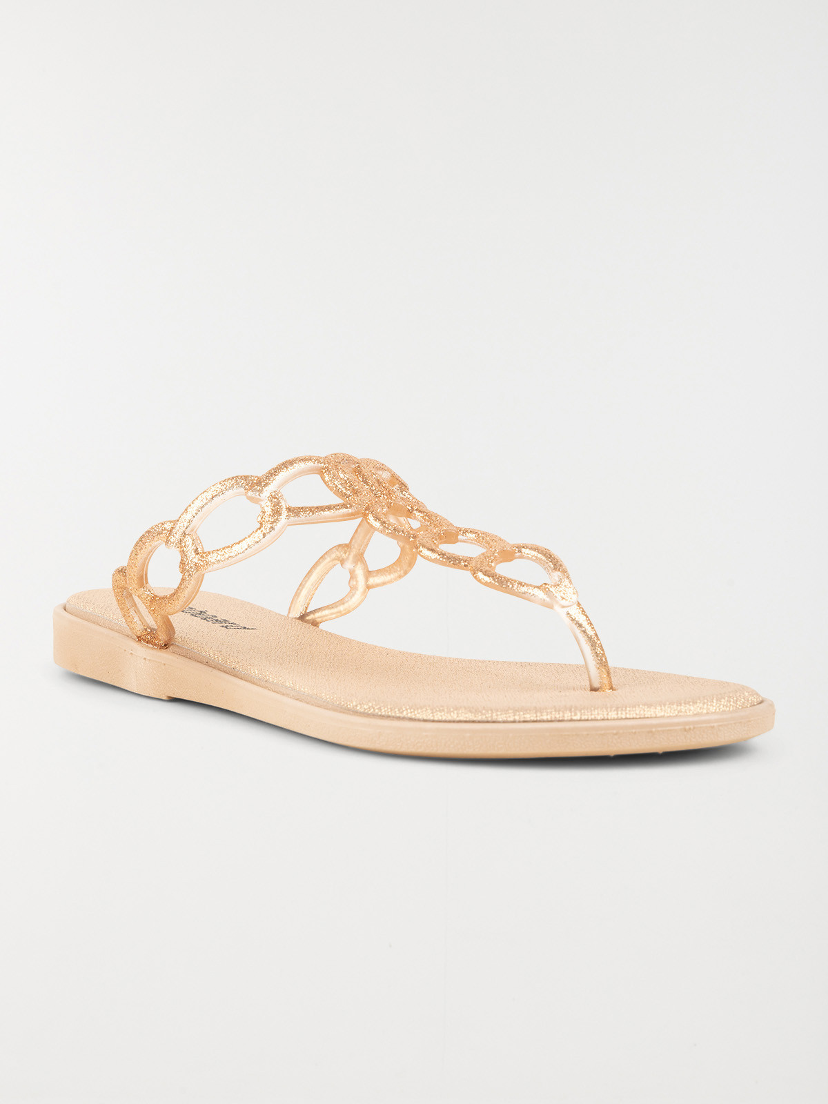 Tong rose pailletée femme (36-41