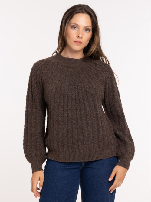 Pull col montant black...