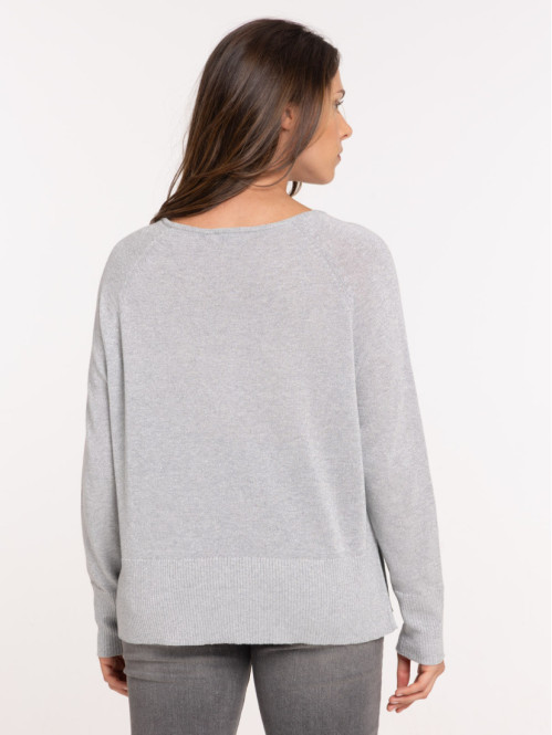 Pull fin avec fibre...