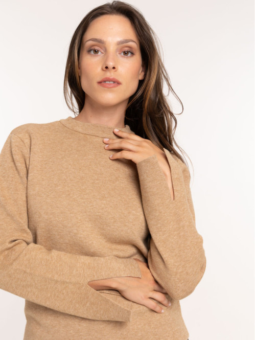 Pull manches évasées femme