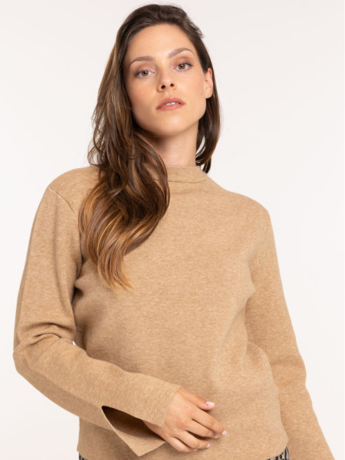 Pull manches évasées femme