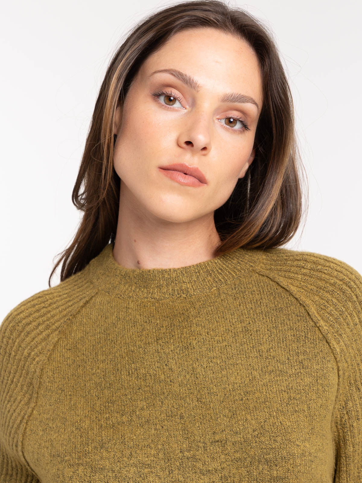 Pull coloris mousse femme
