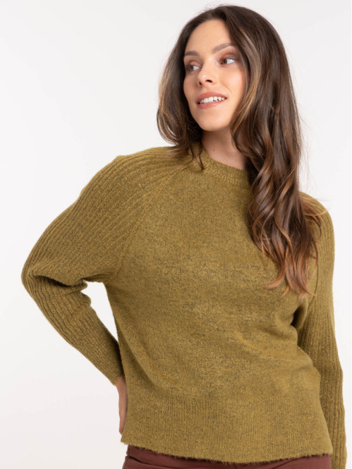 Pull coloris mousse femme
