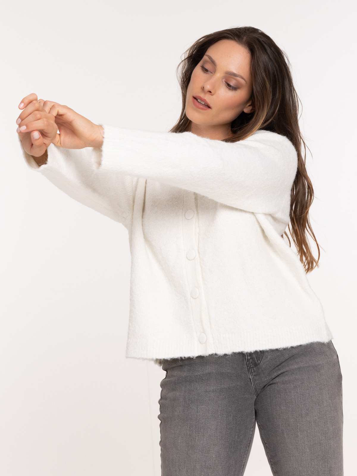 Gilet court boutonné femme Gilet court boutonné femme
