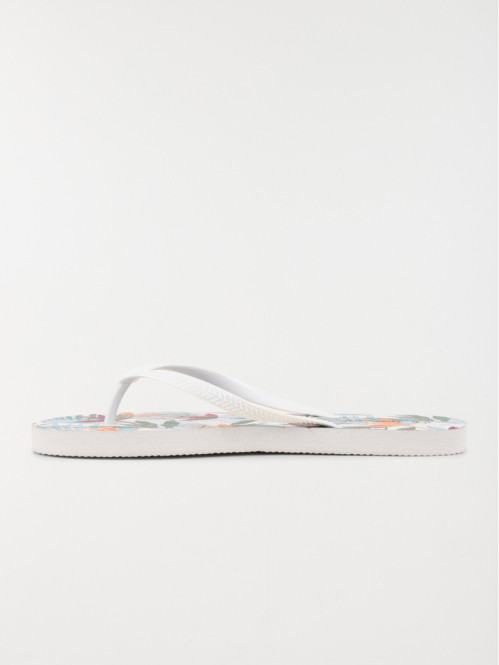 Tong motif fleuri femme...