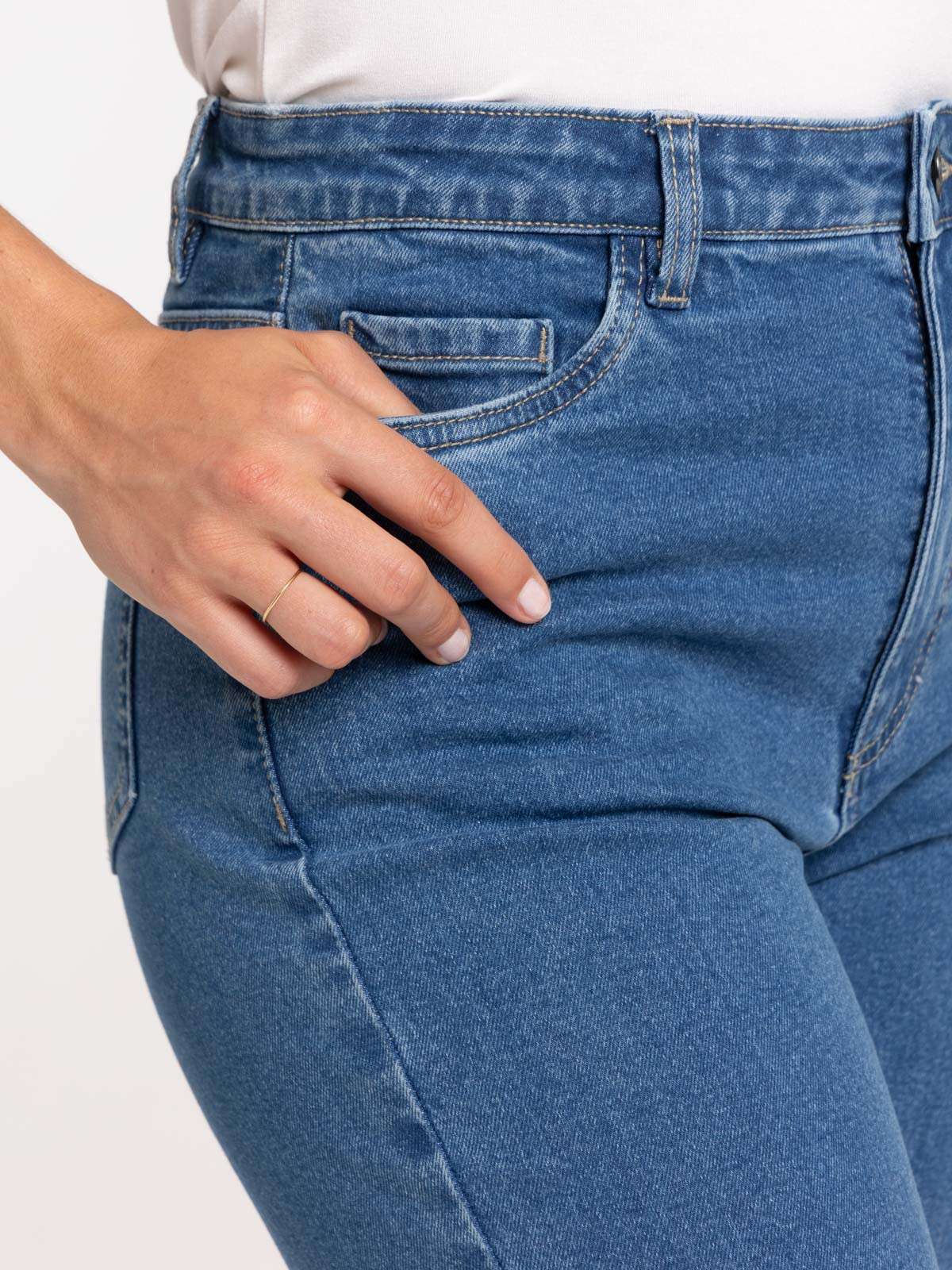 Jean regular stone femme