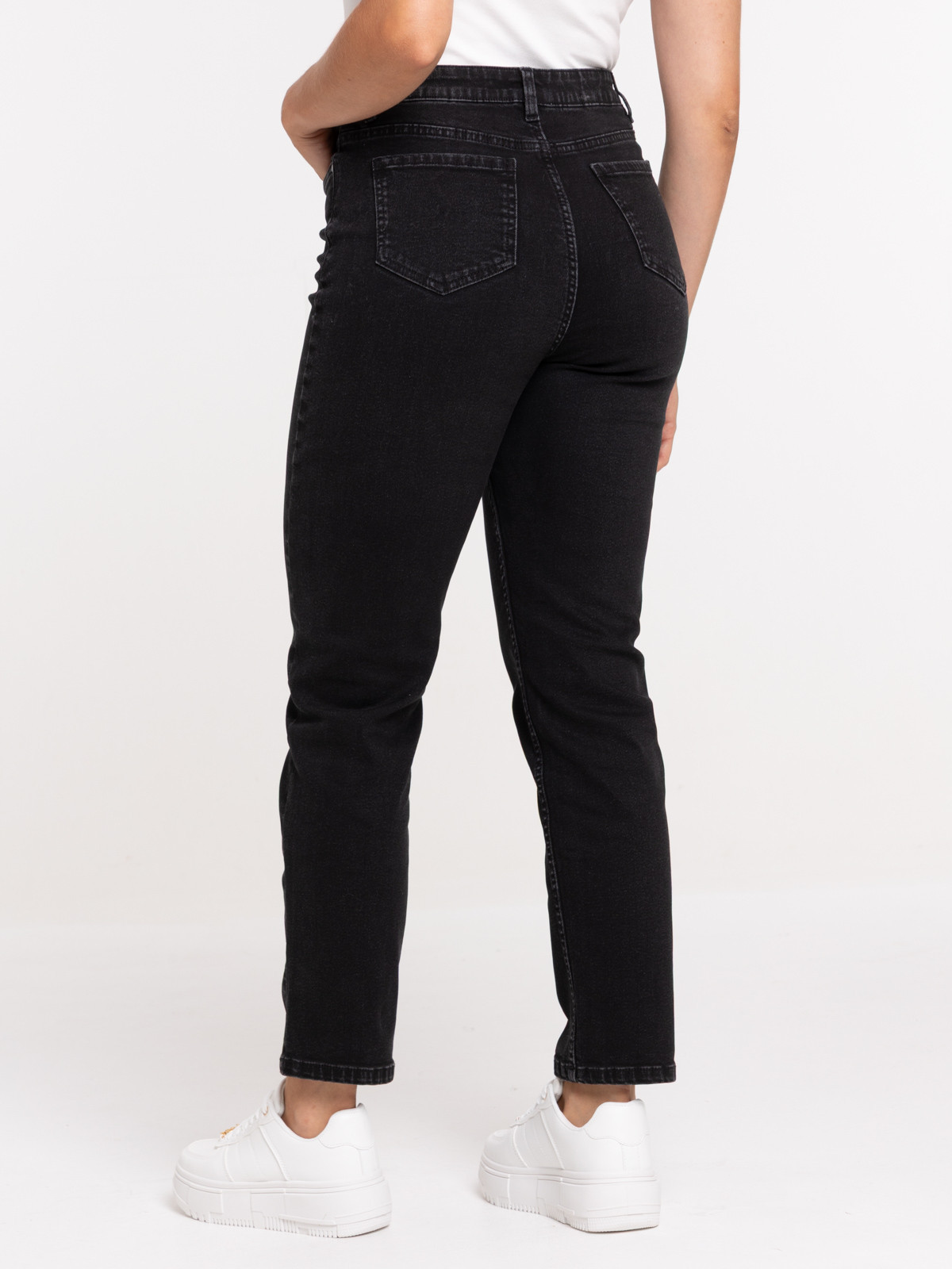 Jean regular noir femme