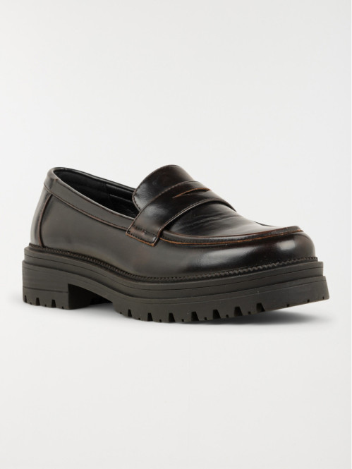 Mocassins femme coloris noir (36-41) Mocassins femme coloris noir (36-41)