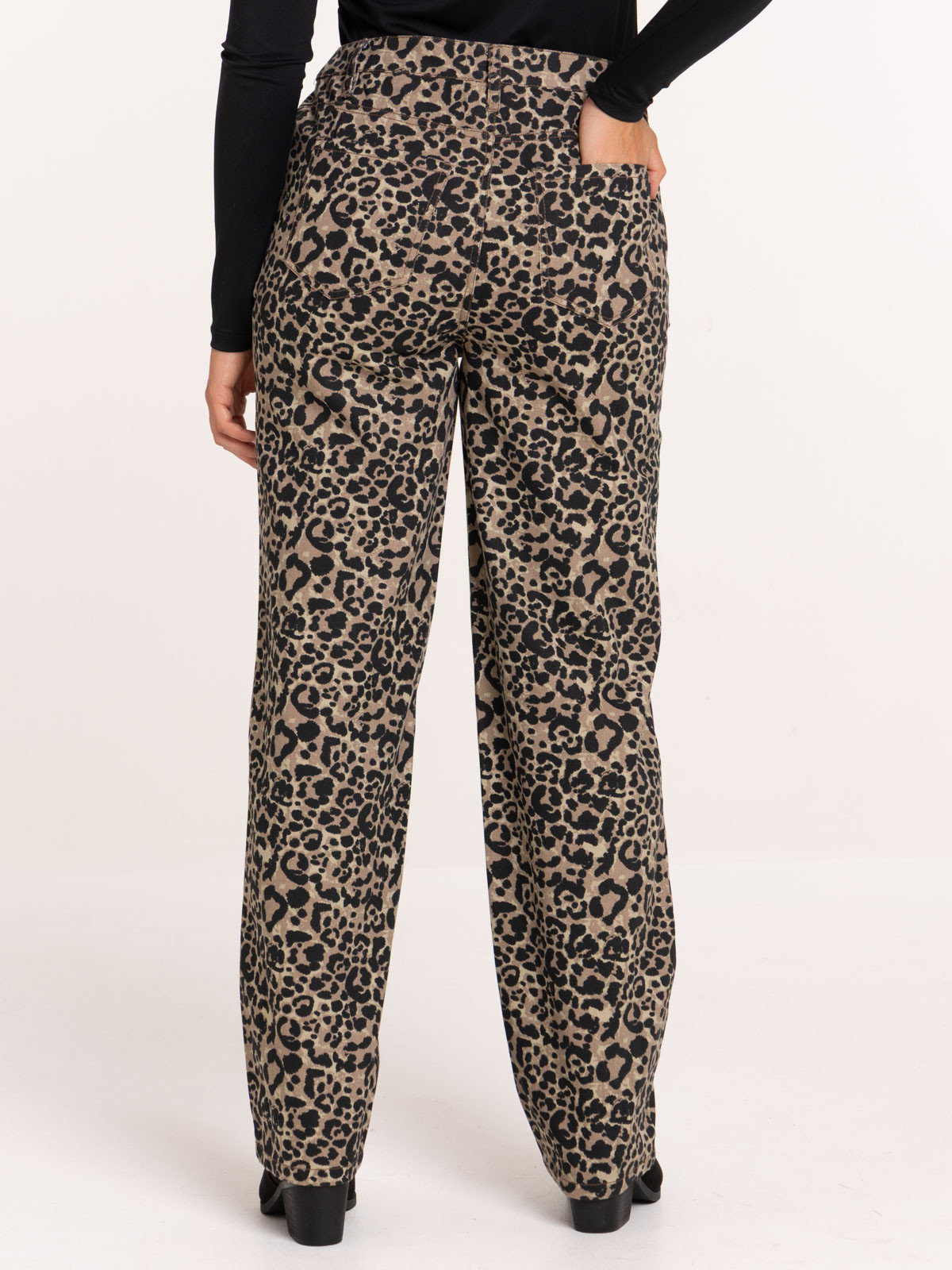 Pantalon large léopard femme Pantalon large léopard femme