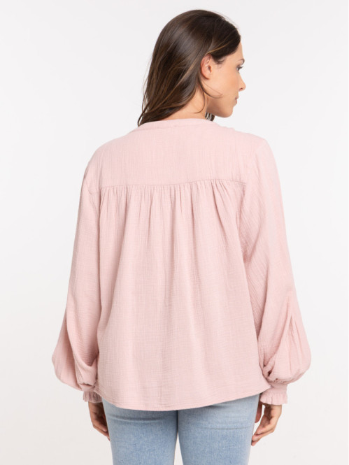 Chemise double gaz de coton...