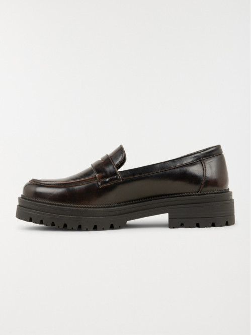 Mocassins femme coloris noir (36-41) Mocassins femme coloris noir (36-41)