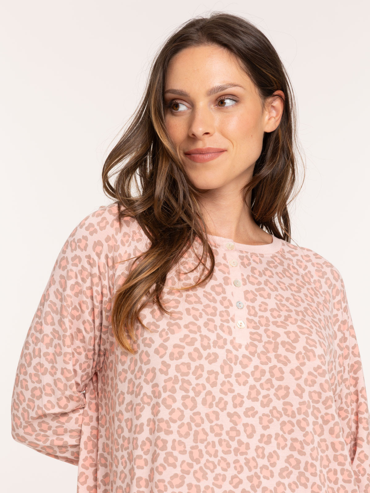 Chemise de nuit léopard femme Chemise de nuit léopard femme