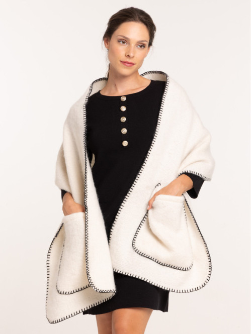 Écharpe 2 poches femme