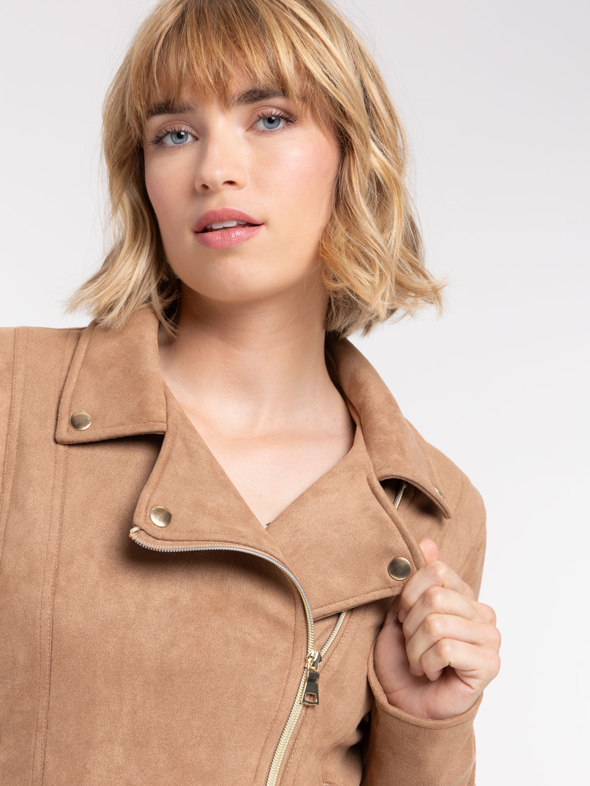 Veste biker suédine femme Veste biker suédine femme