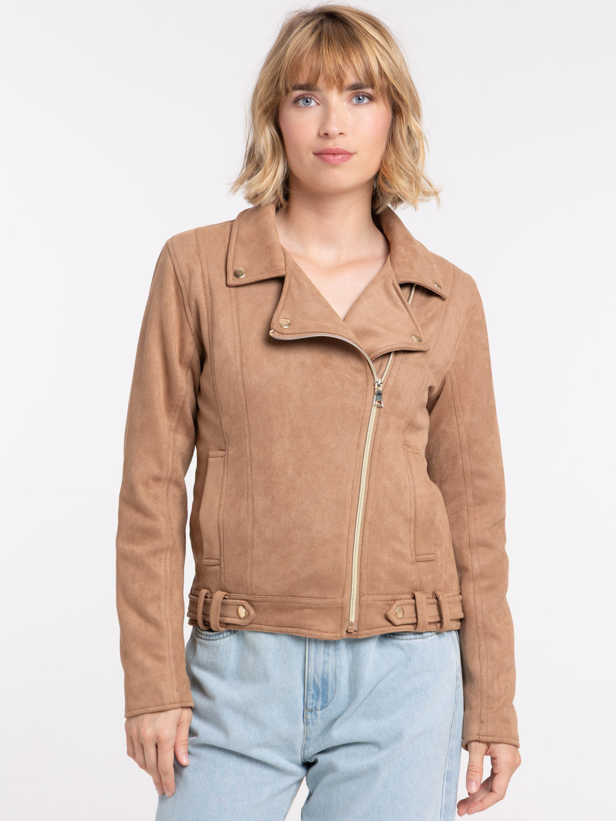 Veste biker suédine femme Veste biker suédine femme