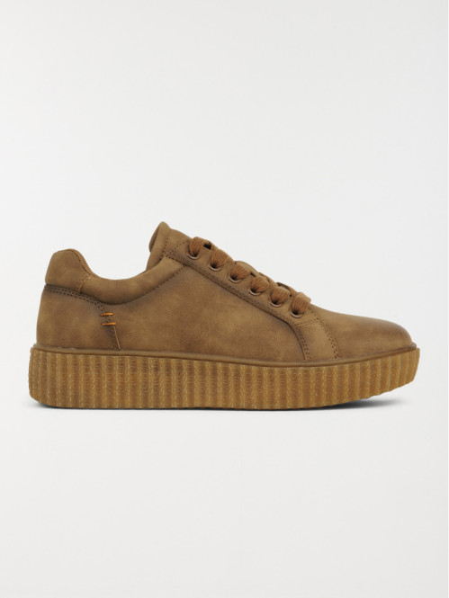 Baskets basses marrons femme (36-41)