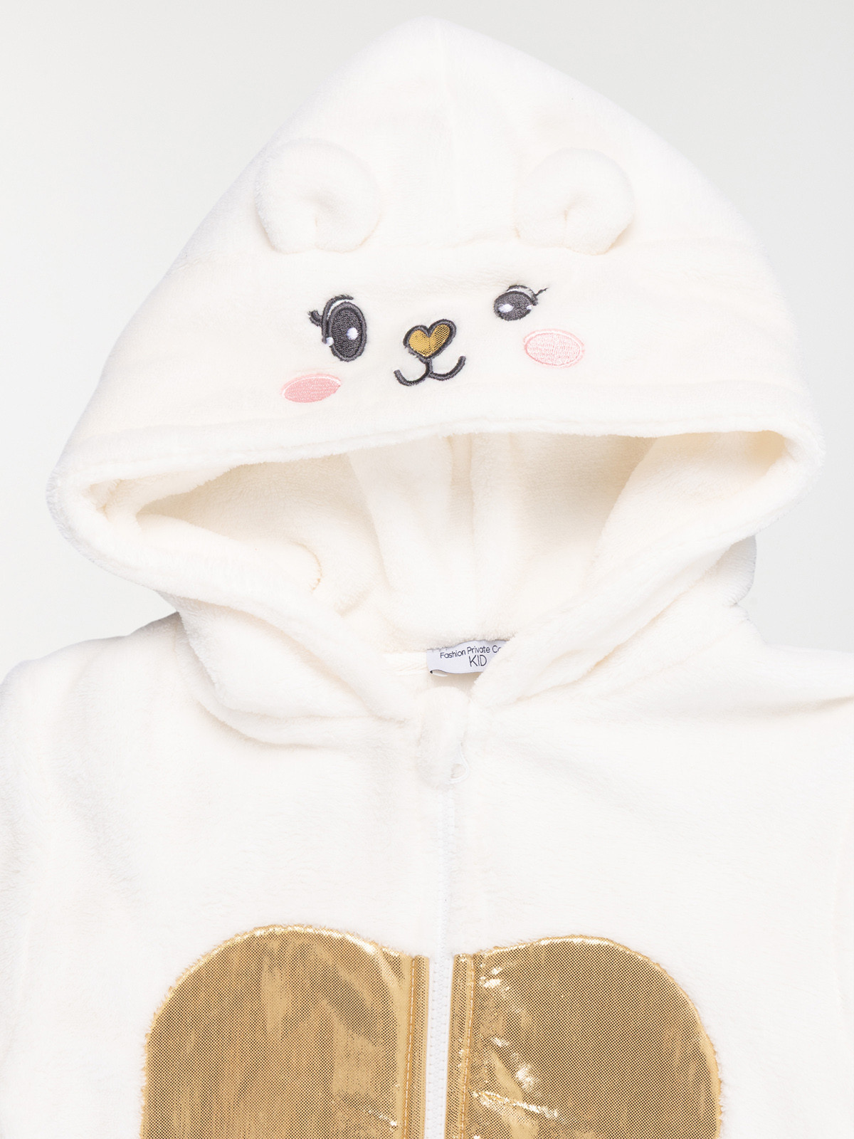 Combinaison à capuche ours fille (3-12A)