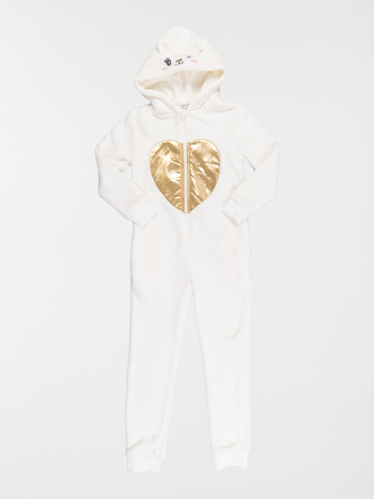 Combinaison à capuche ours fille (3-12A)