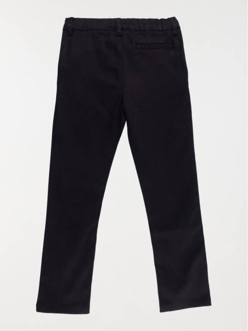 Pantalon chino noir garçon...