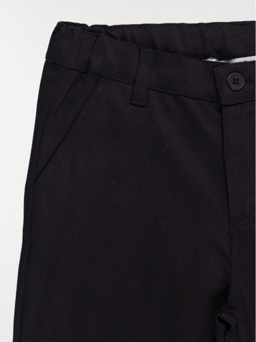 Pantalon chino noir garçon...