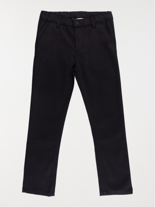 Pantalon chino noir garçon...