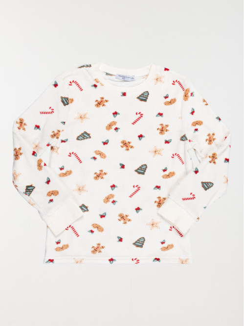 Pyjama motif de Noël fille...