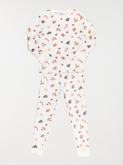 Pyjama motif de Noël fille...