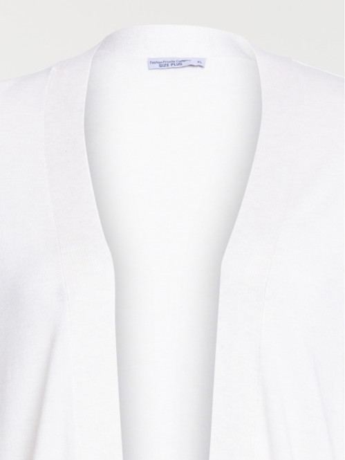 Gilet beige chiné grande...